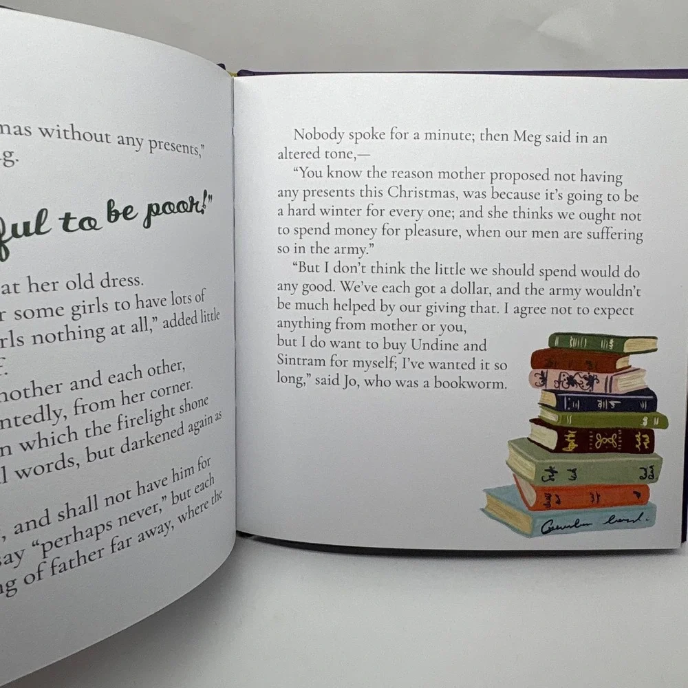 Classic Moments From Little Women Book Excerpts Louisa May Alcott Ice House Book